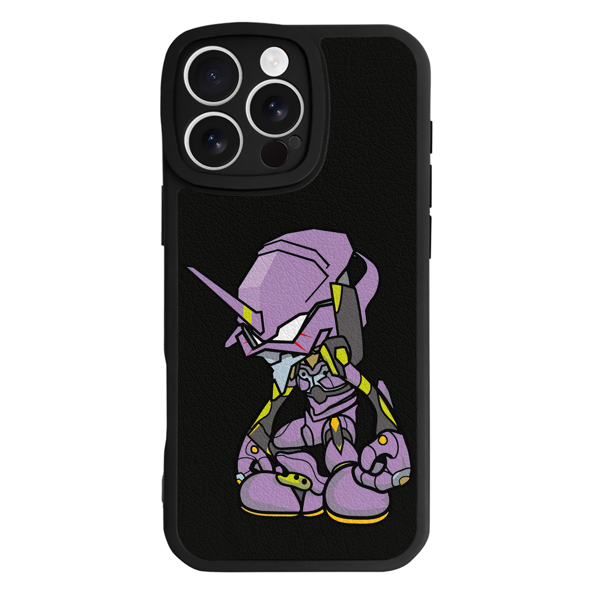 （画像用） EVA 新世紀エヴァンゲリオン 【iPhone 16シリーズ対応】シリコンスマホケース（レザー調） 材質：シリコン